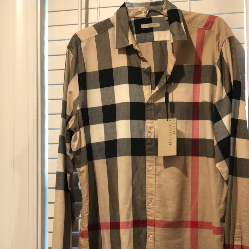 NWT Men’s Authentic Burberry Brit Shirt